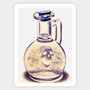 Lost soul skull potion bottle Sticker